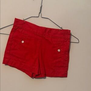 Janie and Jack Red Kids Shorts